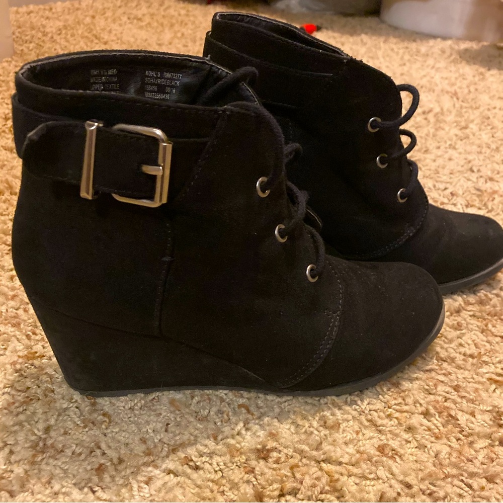 Wedge Booties
